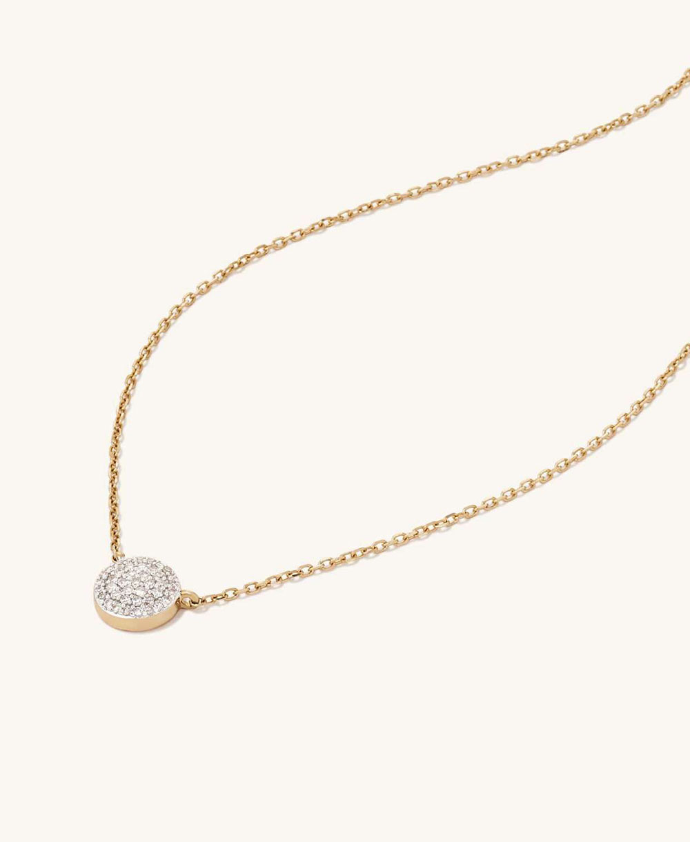 Pendentif lettre en diamants